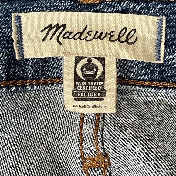 Madewell Selvedge The Mid-Rise Perfect Vintage Jean Women 31 Straight Leg NWOT - Picture 4 of 16